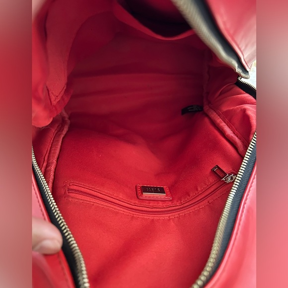 Guess Marisoll Red Gym Logo Small Backpack Bag - Picture 5 of 7